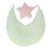 Cuscino modellante per neonati in cotone verde chiaro 16