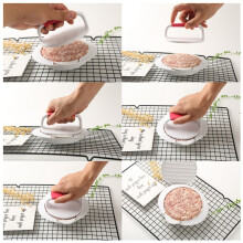 Stampo antiaderente per hamburger in ABS 223 g / 7,9 oz