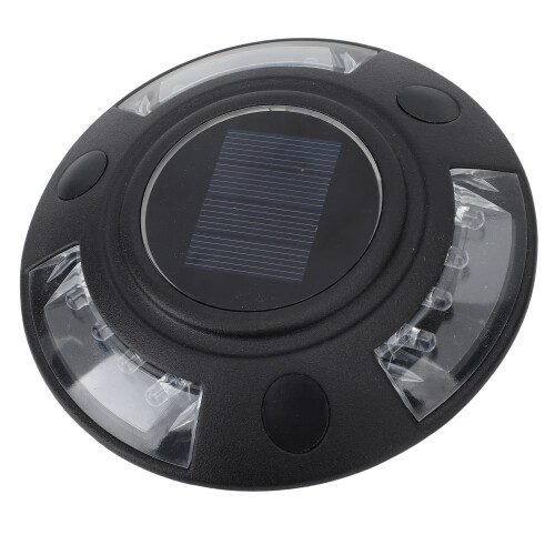 Aluminum Alloy Solar Road Stud Light, Waterproof, 12 LED, White