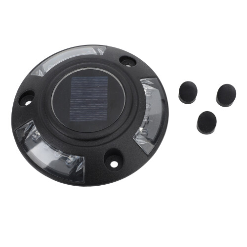 Aluminum Alloy Solar Road Stud Light, Waterproof, 12 LED, White 1