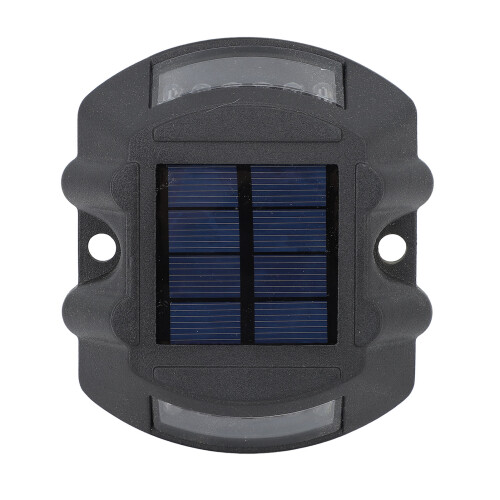 IP68 Waterproof Solar Dock Light 12 LEDs Aluminum Alloy Black 1