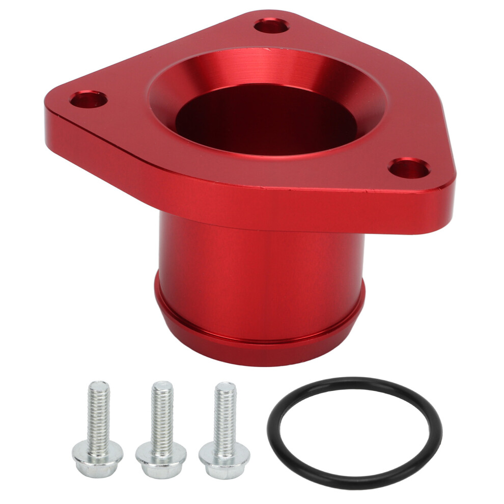 Thermostat Housing 6061ÂT6 Billet Aluminum Alloy Red 9121376230820