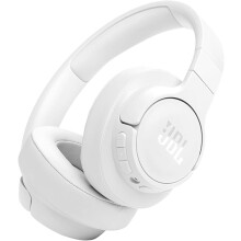 JBL Tune 770 NC Wireless Over-Ear Bluetooth Headphones with Adaptive Noise-Cancelling Technology and 70-Hour Battery Life, White