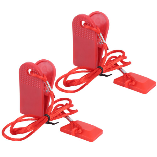 2Pcs Running Machine Safety Switch Lock Magnet Key 2