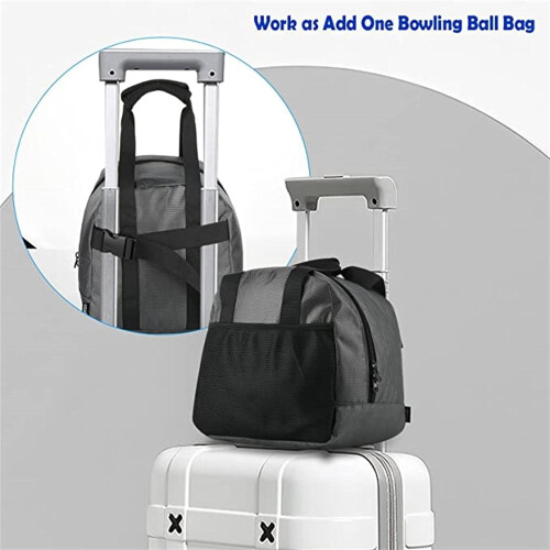 Bowling Bag With Padded Holder for Balls 1