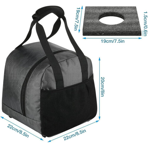 Bowling Bag With Padded Holder for Balls 2
