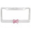 Durable Rhinestone License Plate Frame Kit Easy Install Weatherproof 14