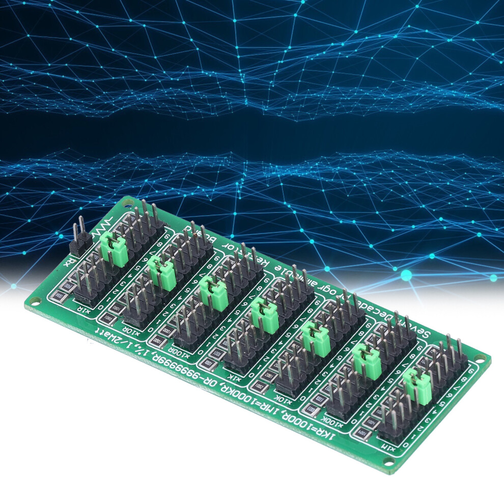 Educational Programmable Resistor Board 0.1R To 9999999R Fr4 Copper 6951333234409