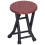 1:12 Table et tabouret pliants pour maison de poupée 7x7/4x2.9 cm 10