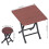 1:12 Table et tabouret pliants pour maison de poupée 7x7/4x2.9 cm 6