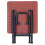 1:12 Table et tabouret pliants pour maison de poupée 7x7/4x2.9 cm 3