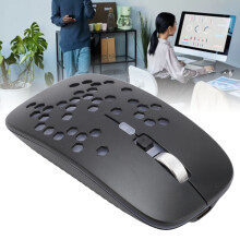 Mouse con guscio elegante 450 mAh Nero 800/1200/1600 DPI