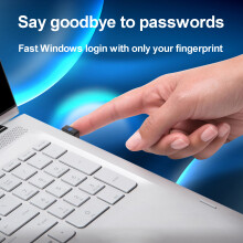 USB-Fingerabdruckleser für PC Windows 11 Windows 10 32/64-Bit Kompatibel mit Windows Hello für Laptops, Desktops, All-in-One-Computer und T
