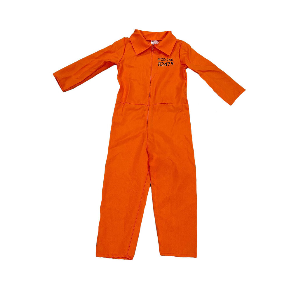 (Number Prisoner, M) Prisoner Unisex Costume For Boys And Girls Perfect For Halloween Celebrations Orange