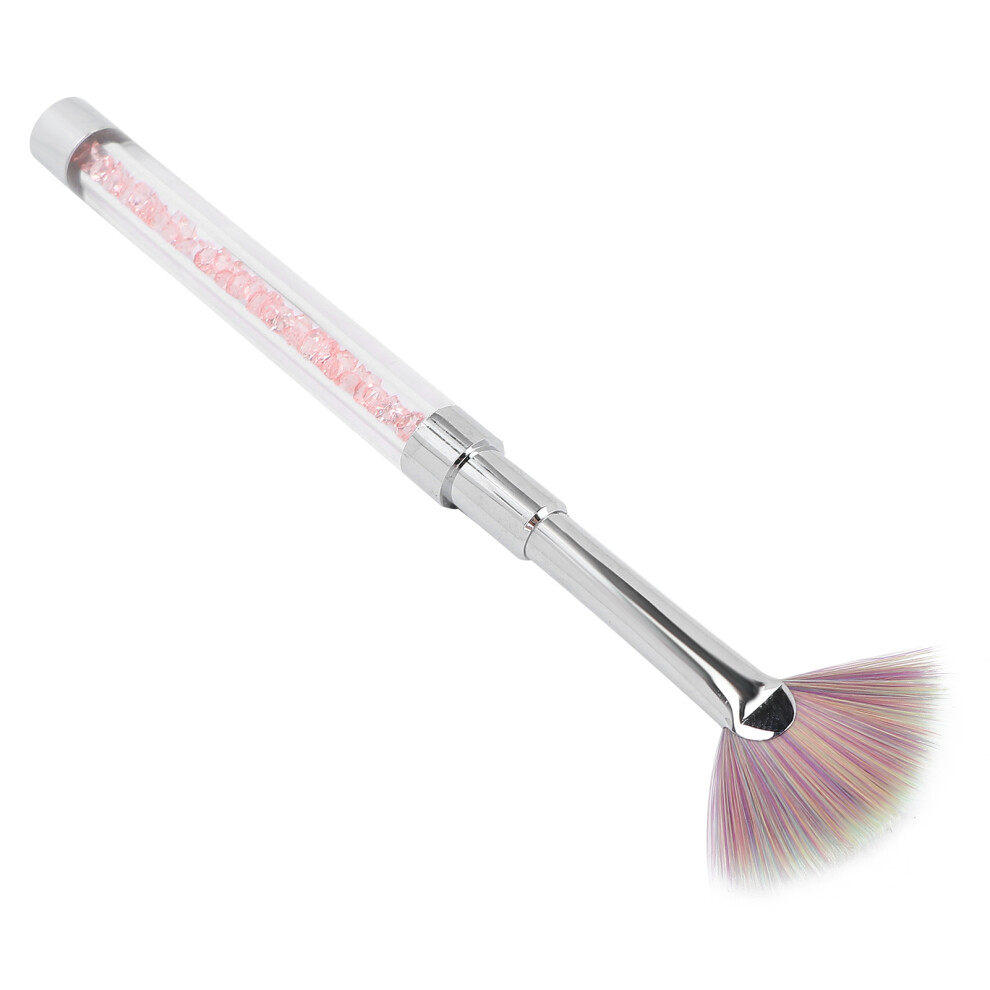 High Quality Rhinestone Nail Brush for Even Powder Application 17cm