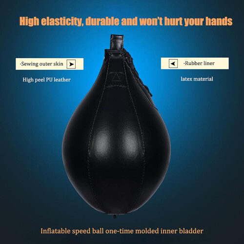 Boxing Ball Leather Training Suspension Swivel Speed Ball A2 2