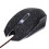 Mouse ottico cablato ergonomico RGB da 3200 DPI nero 5