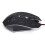 Mouse ottico cablato ergonomico RGB da 3200 DPI nero 4
