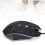 Mouse ottico cablato ergonomico RGB da 3200 DPI nero 13