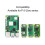 Caméra OV5647 5 MP 1/4 de pouce 1,85 mm 130 noir 5