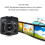 Dash Cam 100 mAh écran couleur IPS de 2,4 pouces 1080p 5