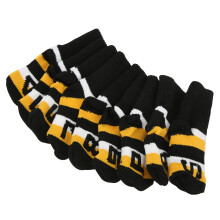 Knitted Golf Iron Head Cover Set with Numbers, Black, Protects Clubs