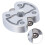 2Pcs Aluminum Hex Clamping Hub 5mm Center Hole M4 Thread Durable 5