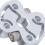 2Pcs Aluminum Hex Clamping Hub 5mm Center Hole M4 Thread Durable 4