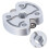 2Pcs Aluminum Hex Clamping Hub 5mm Center Hole M4 Thread Durable 12