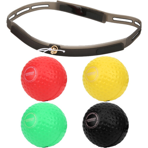 4 Ball Boxing Response HeadMounted Adjustable PU 1