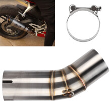 60.5mm Stainless Steel Exhaust Mid Pipe Replacement for Ducati 959 V2