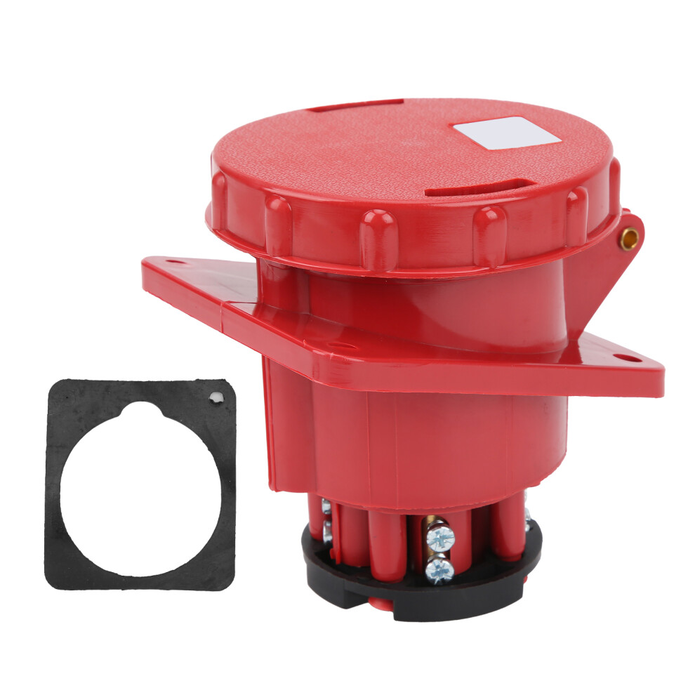 3P+N+E Industrial Connector 380415V 63A 5 Pin Waterproof Ip67 Oblique Plug 6951333248970