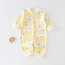 (Lemon Bear, 66cm) Bear Letter Rabbit Car Lemon Print Baby Romper With Cotton Spring For Fabric