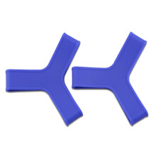 Swimming Fin Straps Adjustable Silicone Blue For Snorkeling