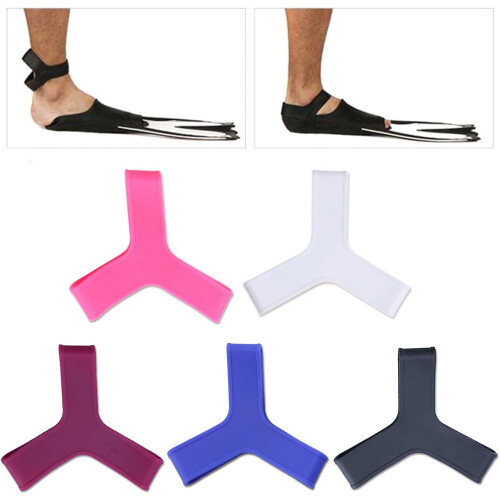 Swimming Fin Straps Adjustable Silicone Blue For Snorkeling 1