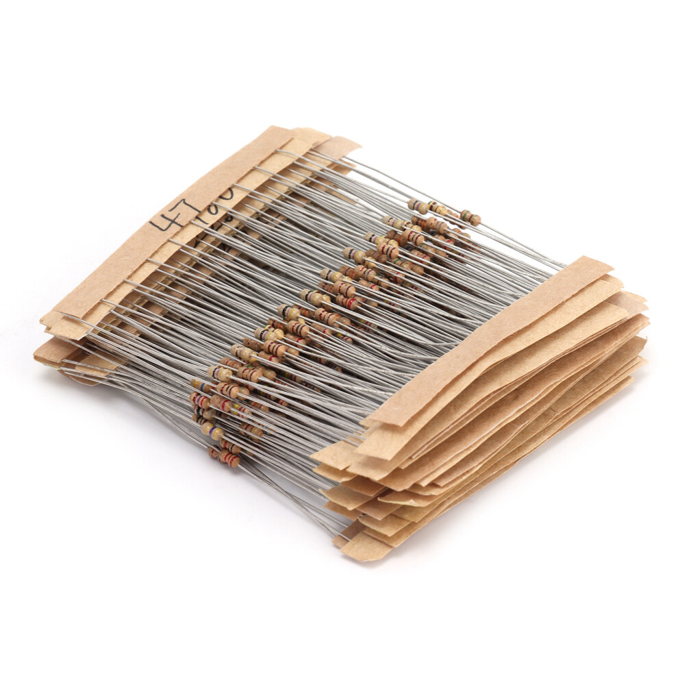 300Pcs Carbon Film Resistor Set 30 Values 5% Tolerance 10Î© To 1Mî© 0.6W Diy 4611333250244