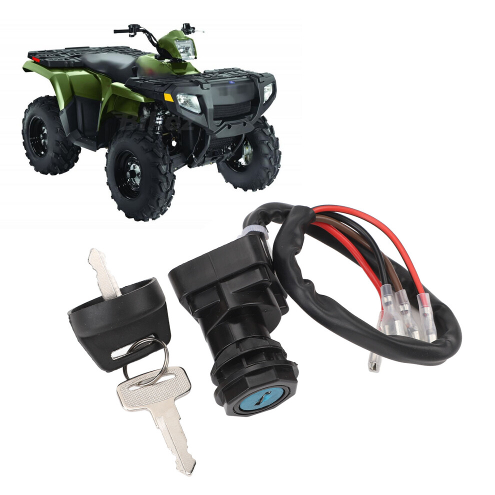 Atv Ignition Switch For Polaris Sportsman 500 1996-1998 4-Wire Replacement 8701333250453