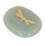 Thumb Worry Stone Nature Crystal Gold Dragonfly 3