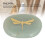 Thumb Worry Stone Nature Crystal Gold Dragonfly 15