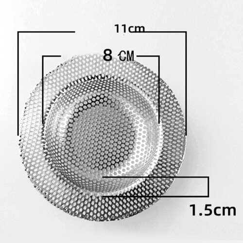 Filtre d'évier en acier inoxydable 201, L 11,0 cm 1