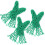 6pcs Green Billiards Mesh Pockets Nylon Net Bag 7