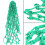 6pcs Green Billiards Mesh Pockets Nylon Net Bag 6