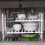 Under Sink Storage Shelf Retractable Double Layer Kitchen Bathroom Organizer 1