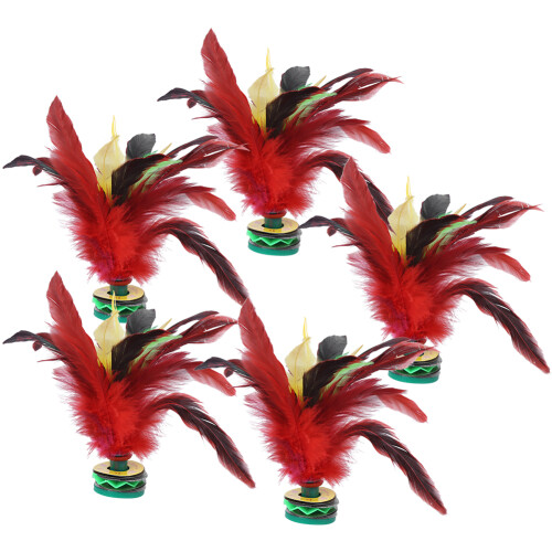 5PCS 20CM Height Handmake Feather Shuttlecock 1