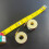 Mètre ruban souple à boucle dissimulée colorée 1 pièce 10