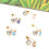 Broche turque à yeux bleus faite à la main, 5 pièces 16