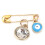 Broche turque à yeux bleus faite à la main, 5 pièces 5