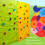 10pcs Climbing Holds MultiColored Large Rock 15