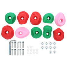 10pcs Climbing Holds MultiColored Large Rock