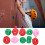 10pcs Climbing Holds MultiColored Large Rock 9